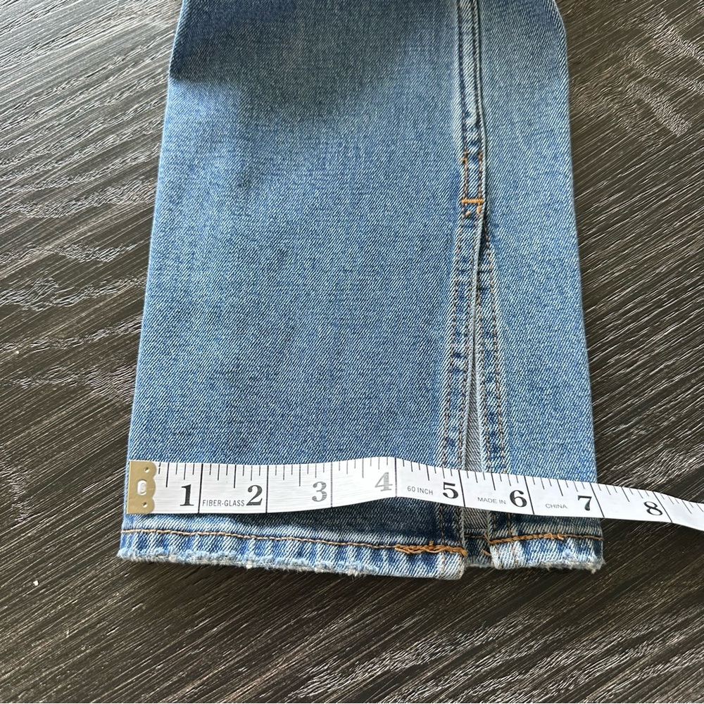 Abercrombie & Fitch Curve Love The Skinny High Rise Jean w/ Split Hem Detail 29R - Picture 6 of 8
